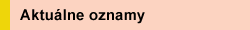 Upútavky na oznamy Upútavky na oznamy